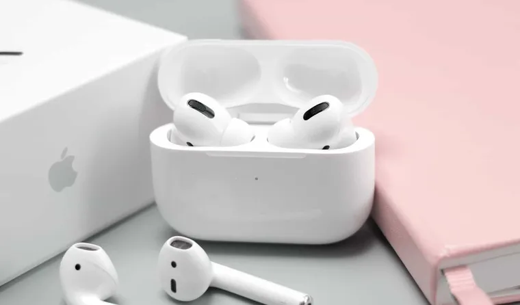 airpods pro in case with old airpods nearby