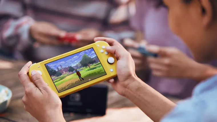 yellow nintendo switch lite