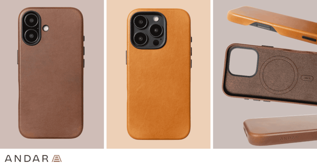 best iphone 16 leather case from Andar