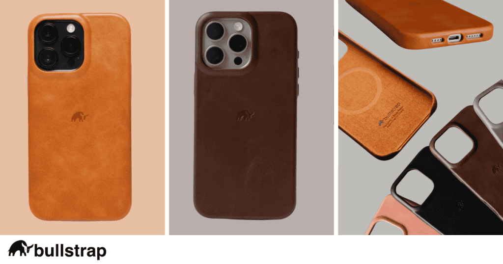 best leather case for iphone 16 from bullstrap