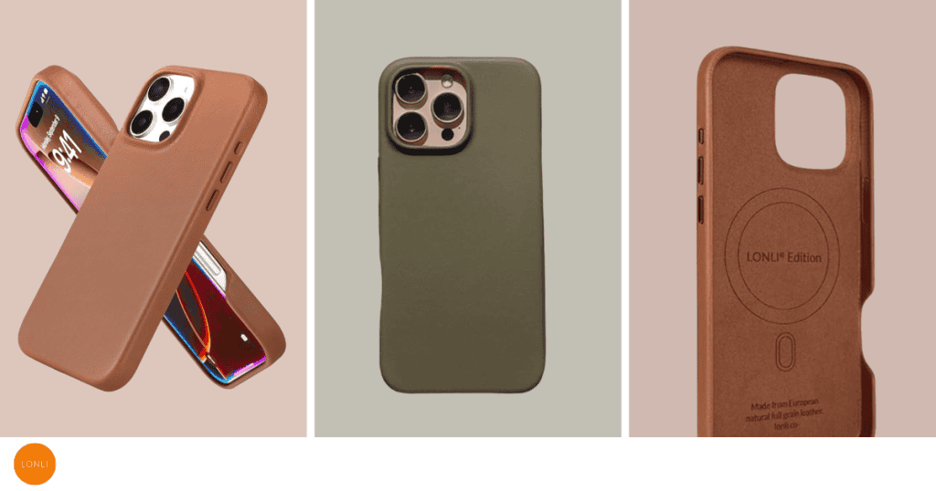 best leather case for iphone 16 from Lonli